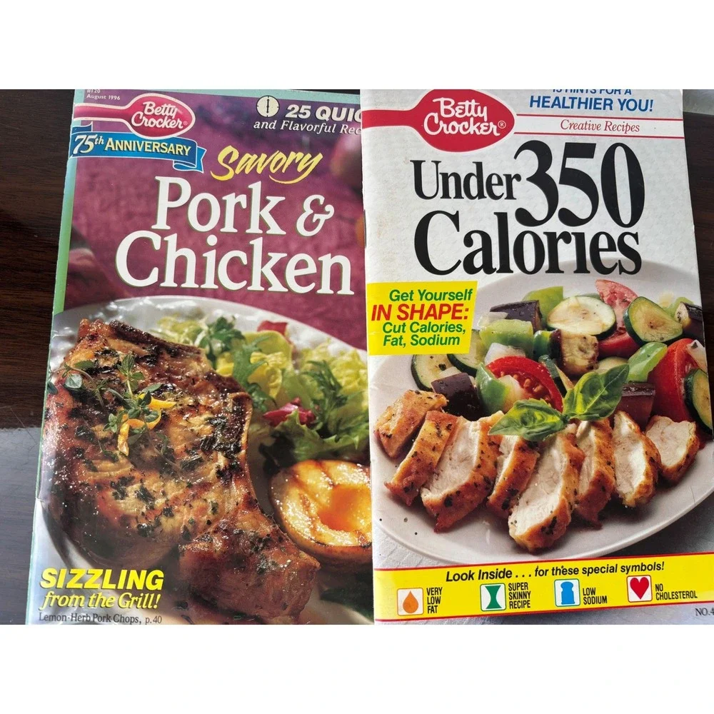 9 Betty Crocker Creative Recipes Cookbooks Vintage 90s Chinese‎ Mexican Seafood